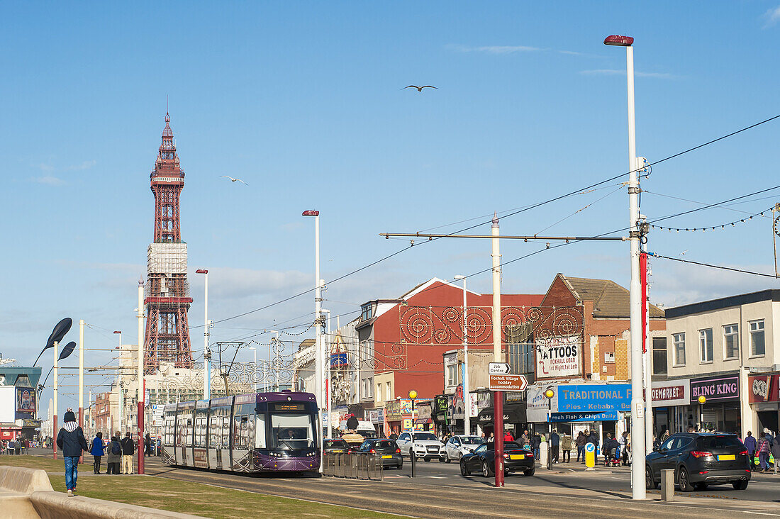 The Blackpool Tower; Blackpool, Lancashire, England