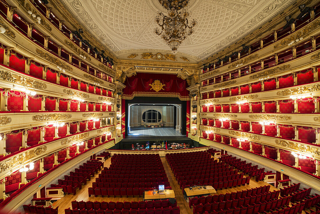 Opernhaus La Scala; Mailand, Lombardei, Italien