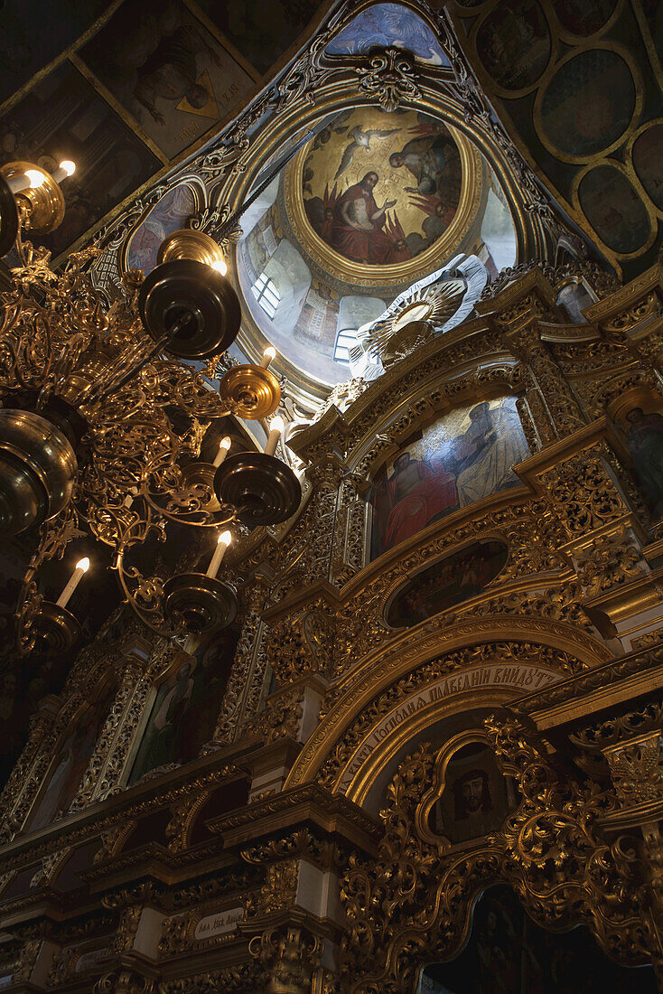 Interior Of Gate Church Of The Trinity At The Pecherska Lavra (Caves Monastery); Kiev, Ukraine