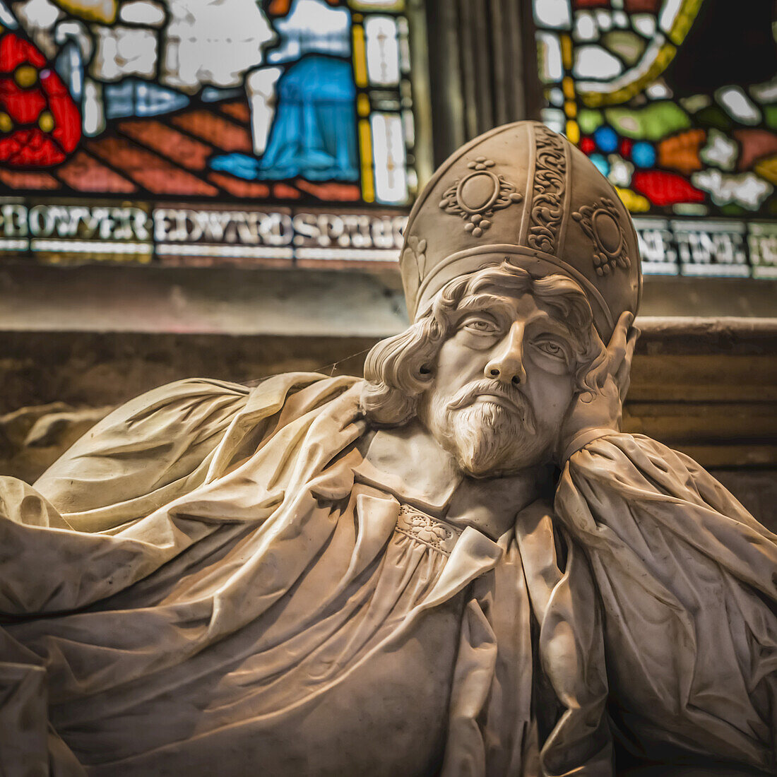 Eine Gedenkstatue aus der Kathedrale von Ely; Prag, Tschechische Republik