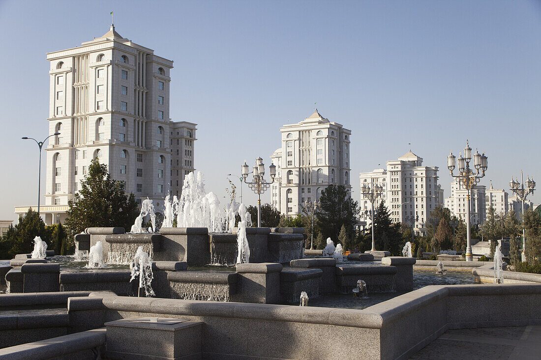 Government Buildings; Ashgabat, Turkmenistan