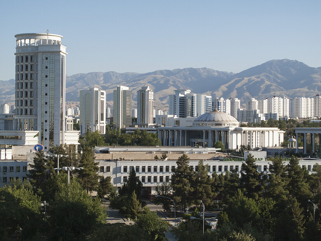 Government Buildings; Ashgabat, Turkmenistan