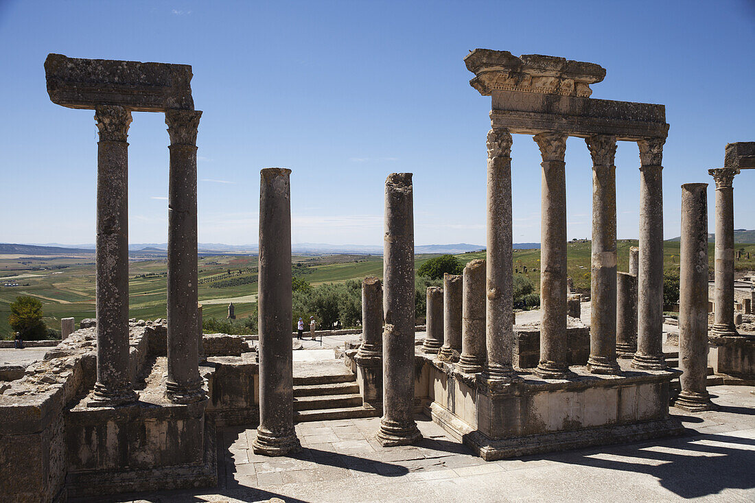 Römisches Theater; Dougga, Tunesien