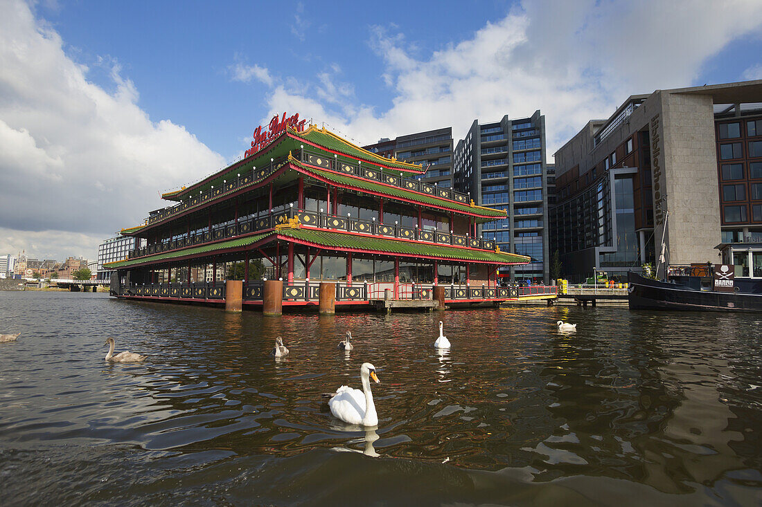 Sea Palace Restaurant, schwimmendes chinesisches Restaurant; Amsterdam, Holland