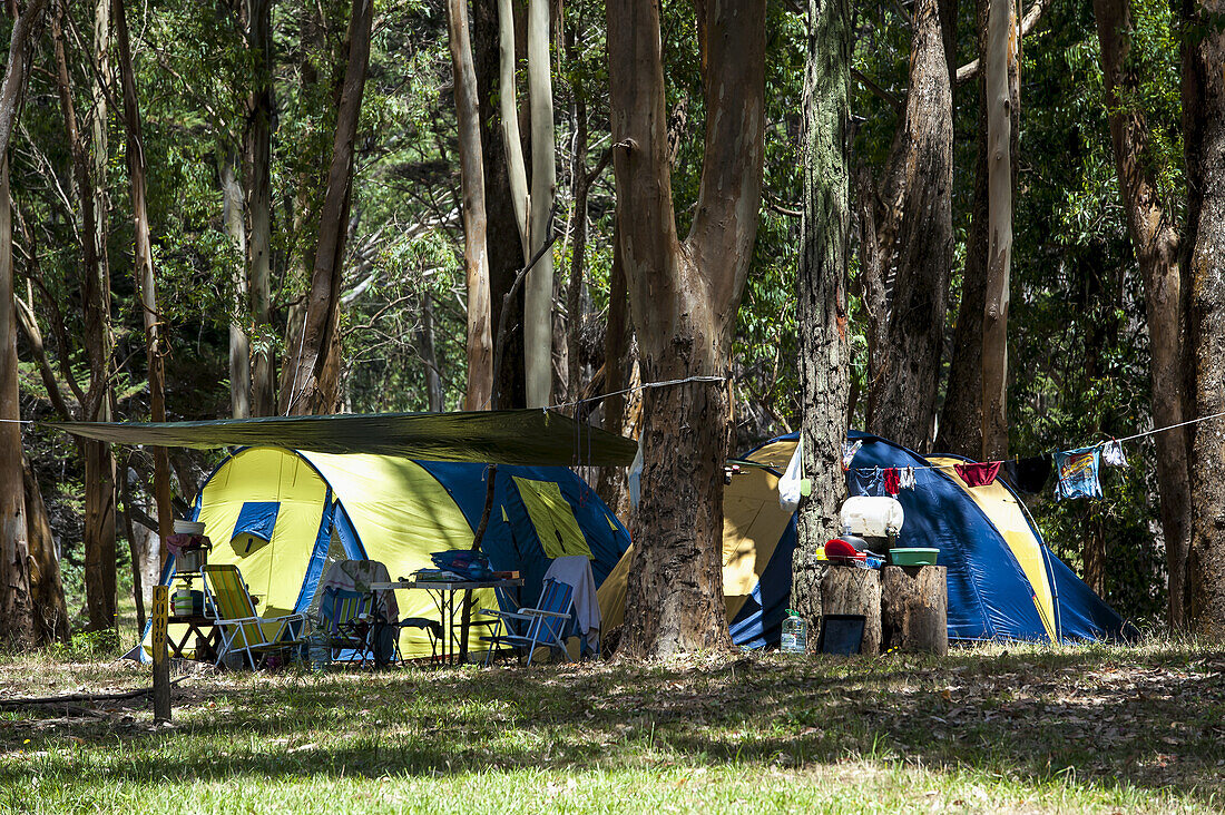 Camping im Nationalpark Santa Teresa; Uruguay