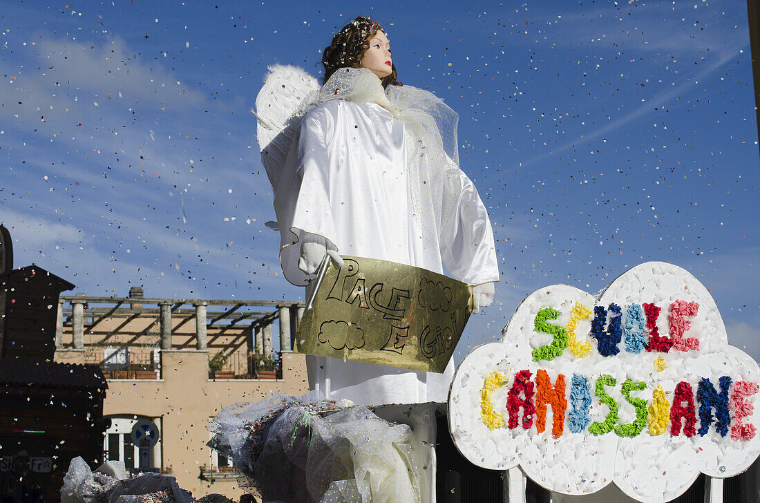 Angel Of The Peace And Joy, Carnival Parade; Fermo, Marche, Italy