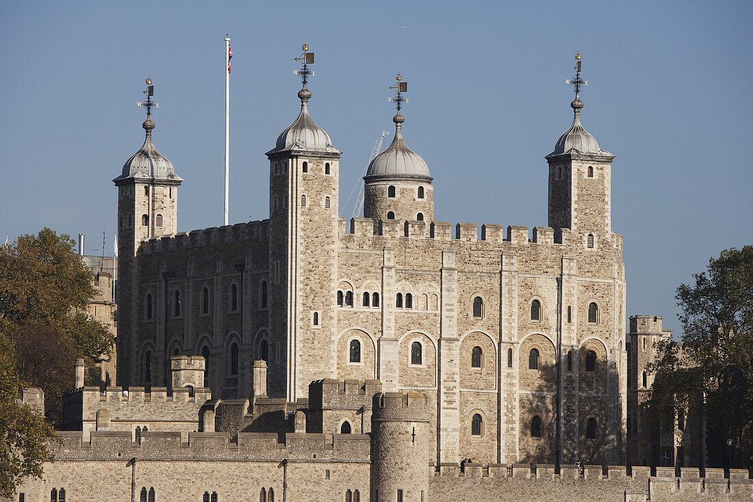 The Tower Of London On The North Bank Of The River Thames; London, England