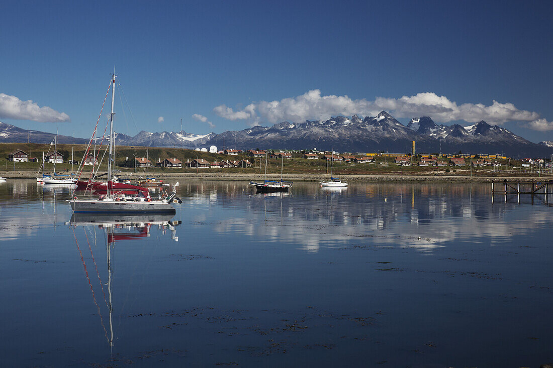 Ushuaia, Regarded As The Southern Most City In The World; Ushuaia, Tierra Del Fuego, Argentina