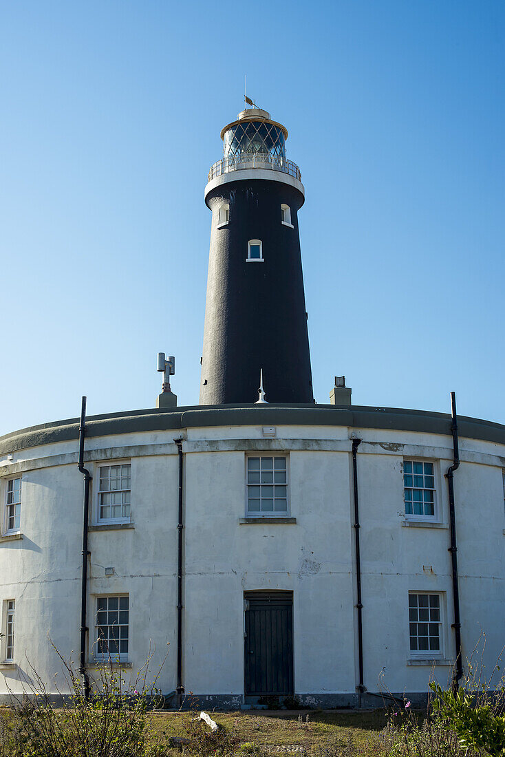 Alter Leuchtturm von Dungeness; Dungeness, Kent, England