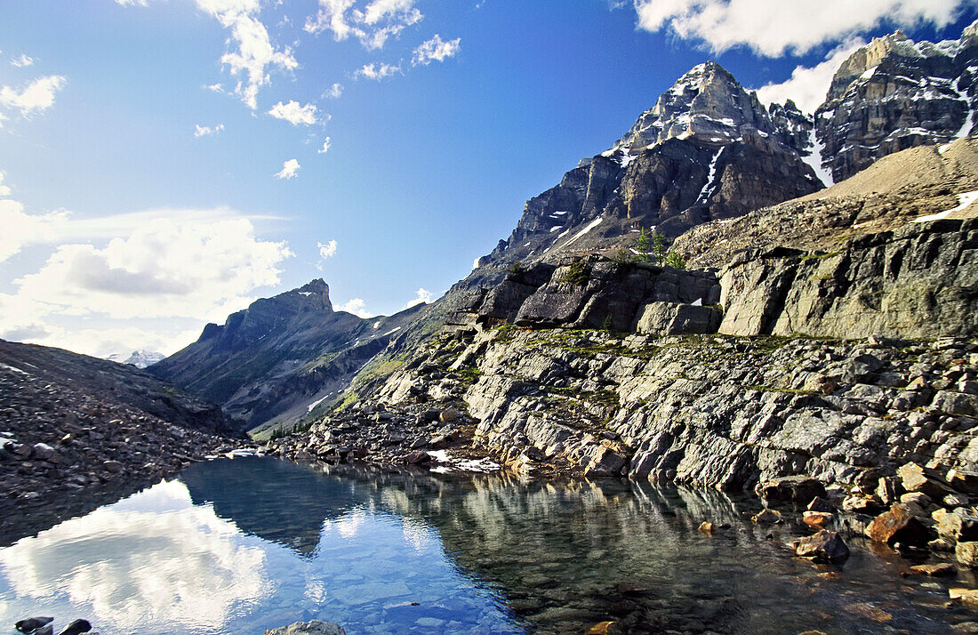 Scenic view of the Rocky Mountains in Yoho National Park; British Columbia, Canada