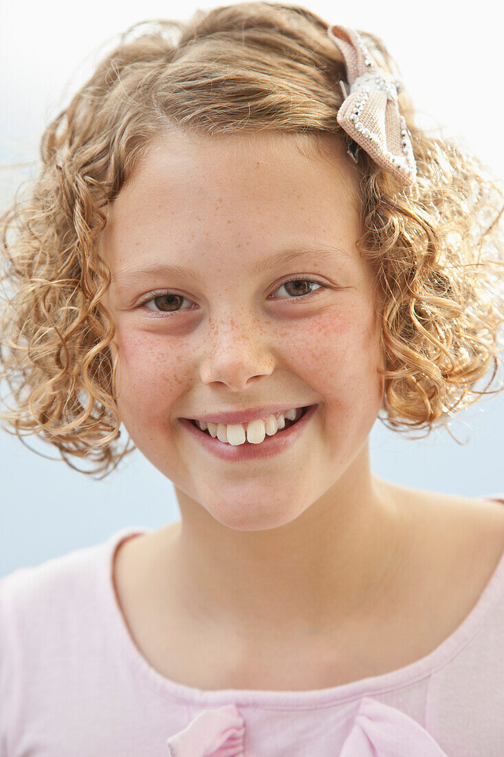 Portrait of Smiling Young Girl