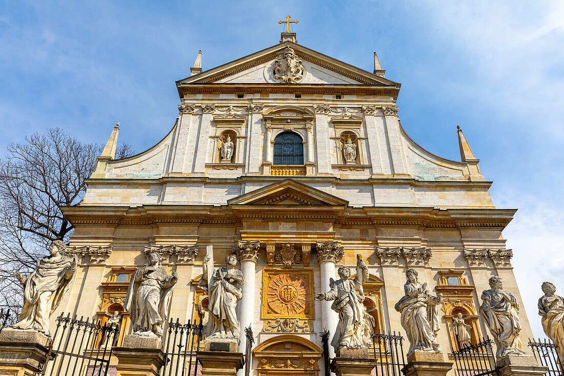 Kirche St. Peter und Paul, Grodzka-Straße, UNESCO-Weltkulturerbe, Krakau, Polen, Europa