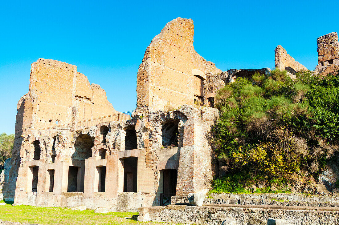 Ruins of Hadrian's Villa, UNESCO World Heritage Site, Tivoli, Province of Rome, Latium (Lazio), Italy, Europe