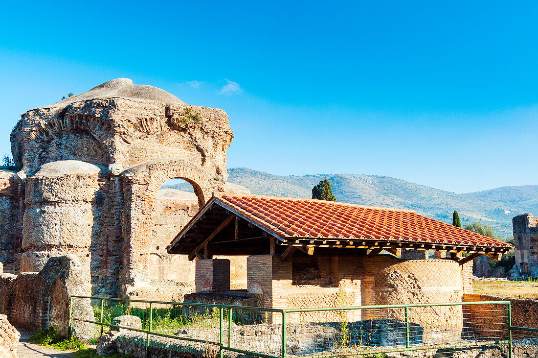 Piazza d'Oro (Goldener Platz), Hadrians Villa, UNESCO-Weltkulturerbe, Tivoli, Provinz Rom, Latium (Lazio), Italien, Europa