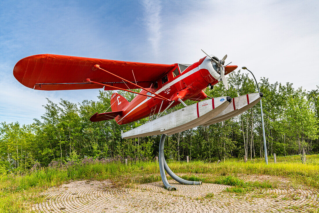 Seaplane Monument, Thompson, Manitoba, Canada, North America