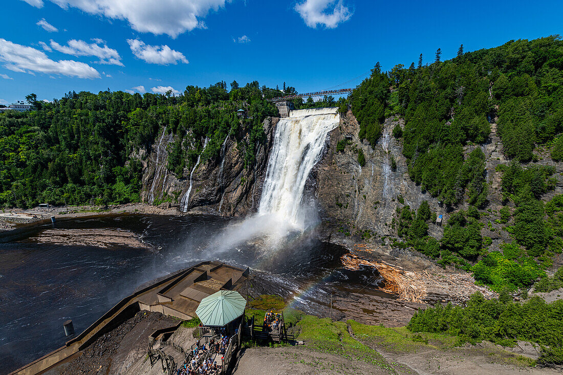 Montmorency Falls, Quebec, Kanada, Nordamerika