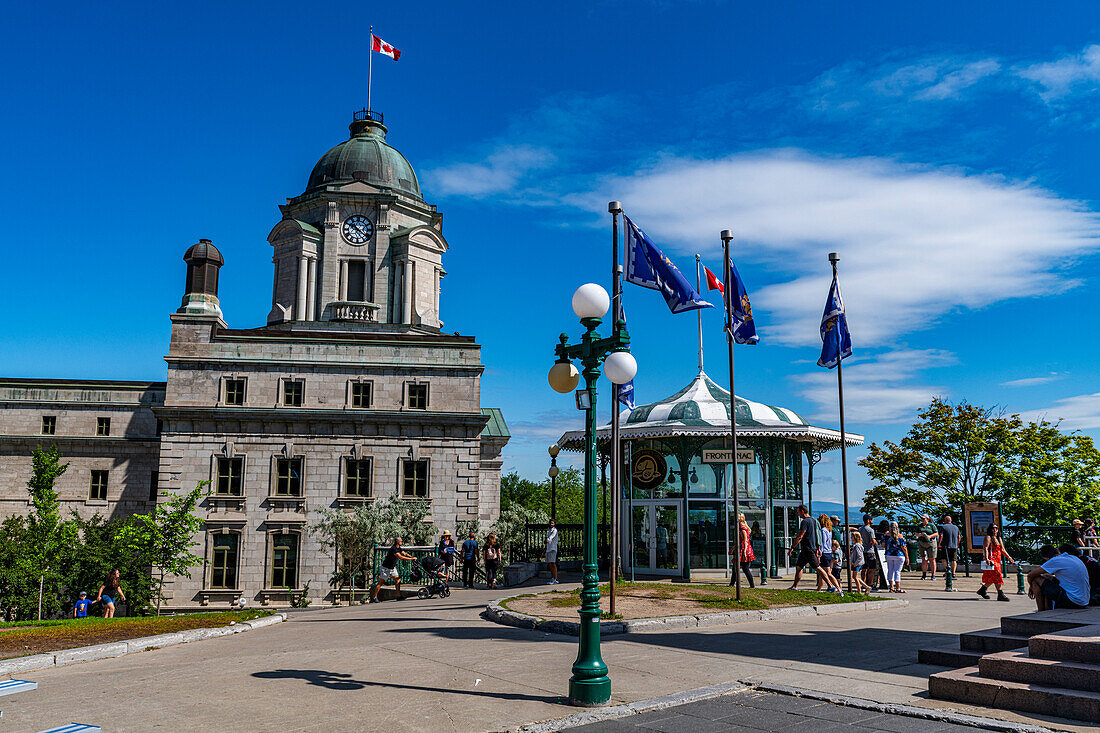 Louis S. St. Laurent-Gebäude, Alt-Quebec, UNESCO-Weltkulturerbe, Quebec-Stadt, Quebec, Kanada, Nordamerika