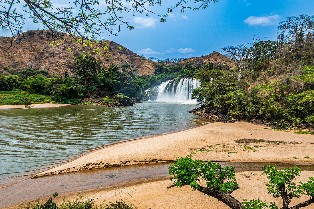 Binga waterfalls, Kwanza Sul, Angola, Africa