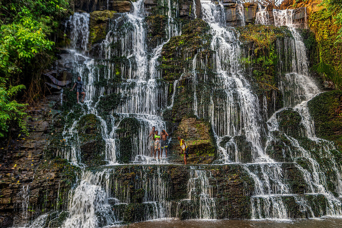 Musseleje waterfalll, Malanje, Angola, Africa