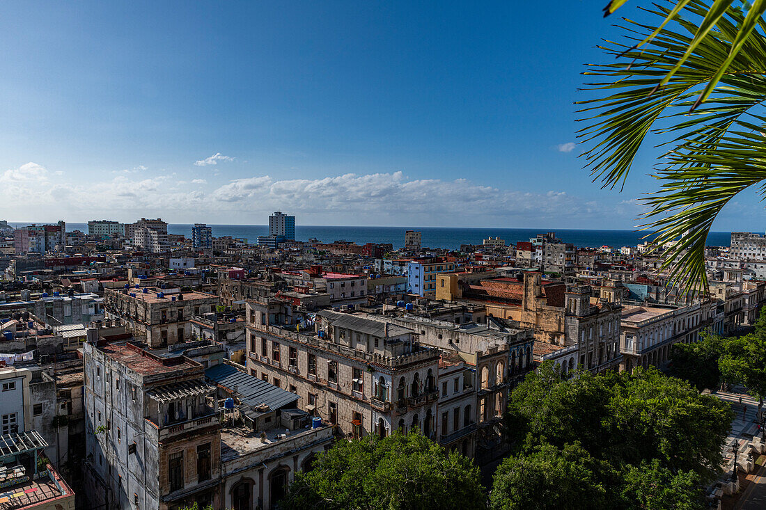 Blick über die Altstadt von Havanna, Kuba, Westindien, Mittelamerika