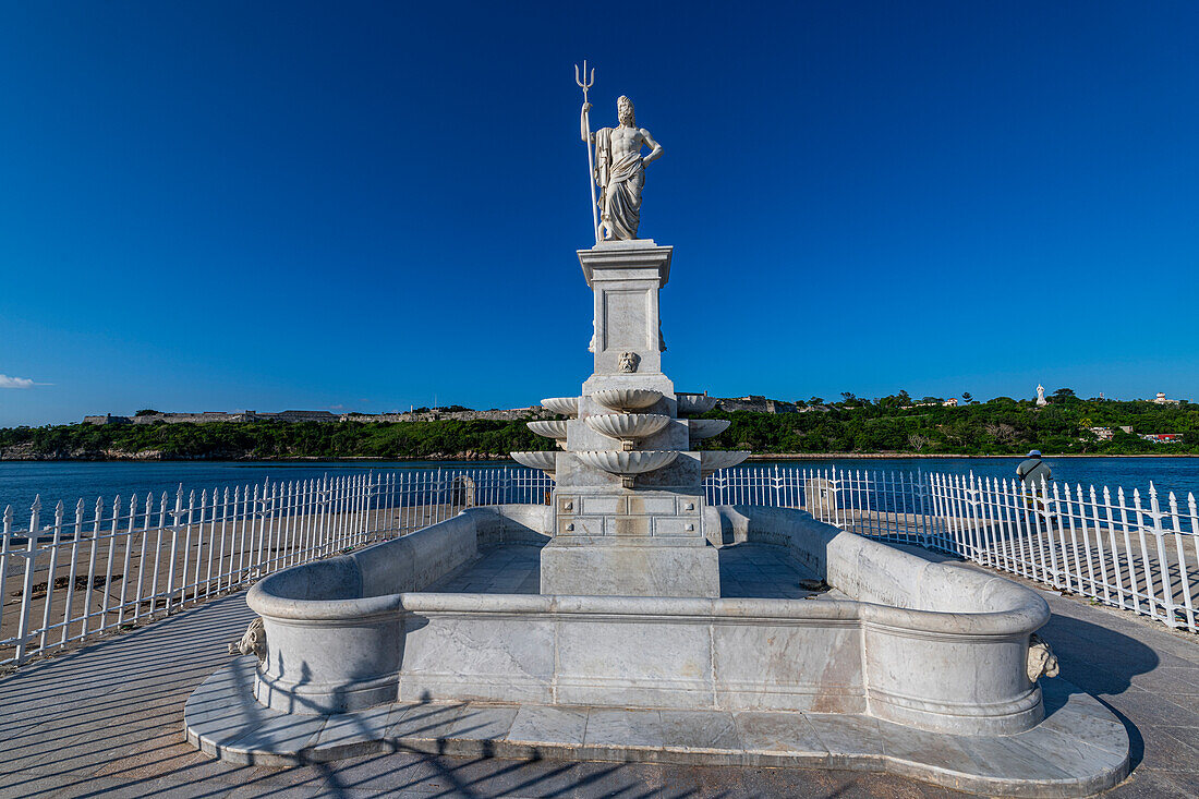Neptunbrunnen, Havanna, Kuba, Westindische Inseln, Mittelamerika