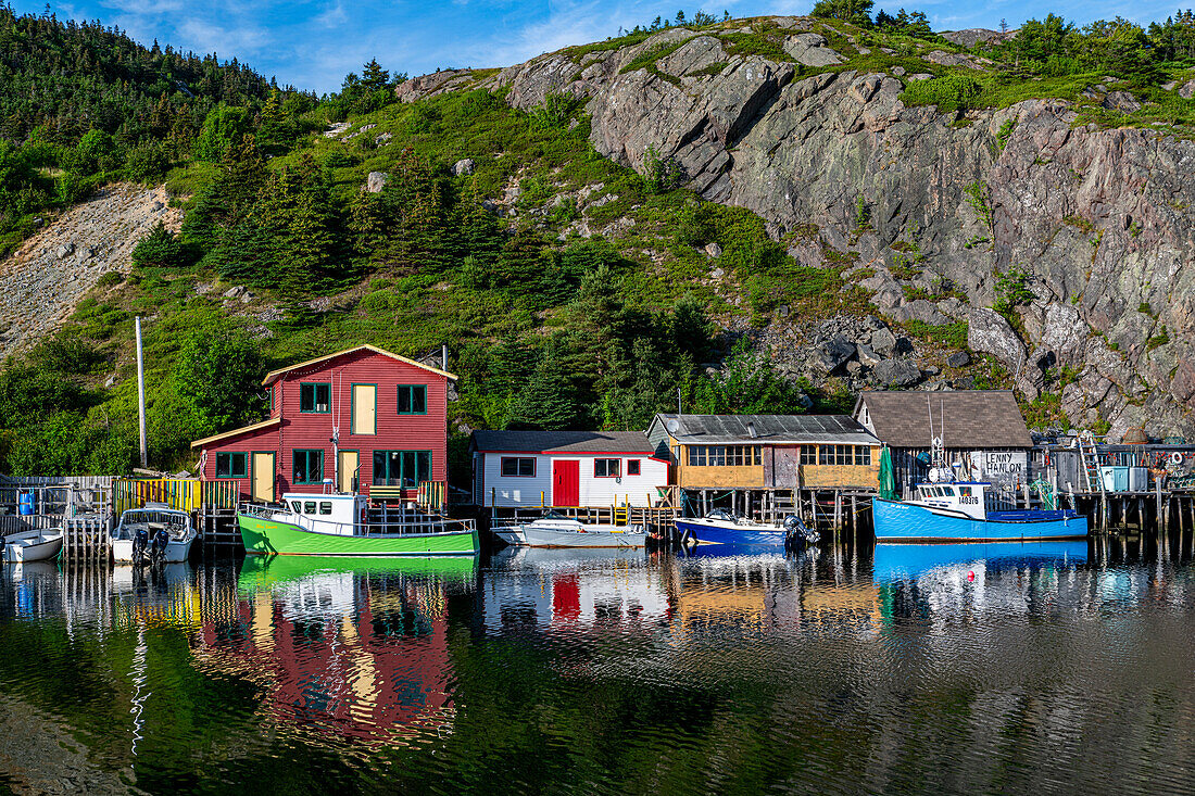 Quidi Vidi Bootshafen, St. John's, Neufundland, Kanada, Nordamerika