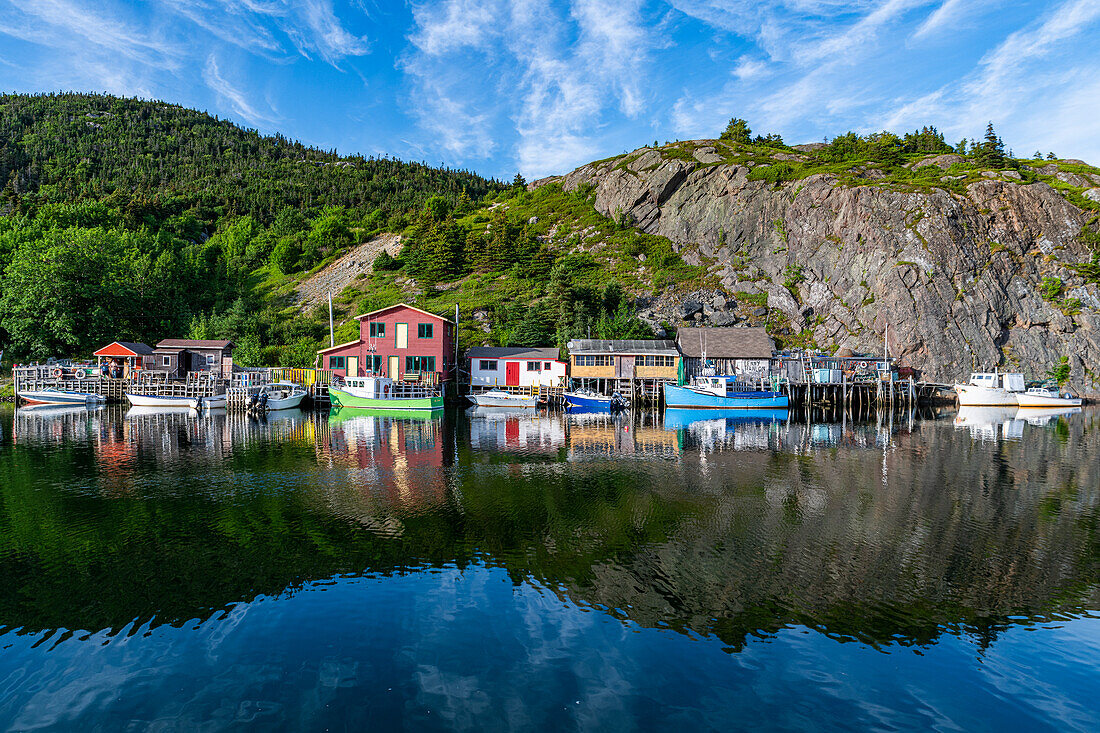 Quidi Vidi Bootshafen, St. John's, Neufundland, Kanada, Nordamerika