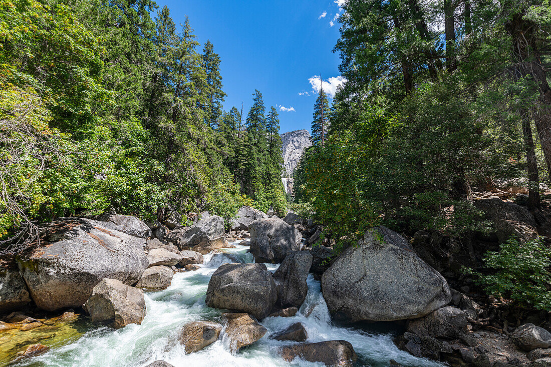 Merced River, Yosemite-Nationalpark, UNESCO-Welterbestätte, Kalifornien, Vereinigte Staaten von Amerika, Nordamerika