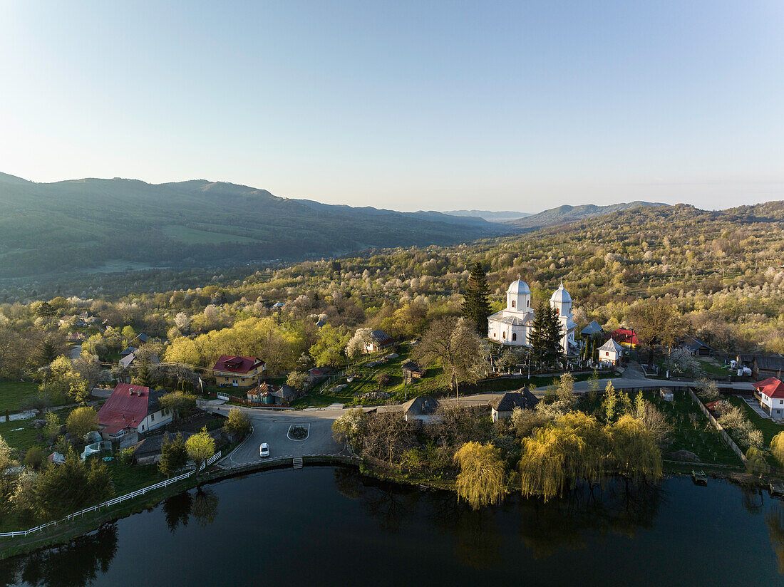Landschaft bei Nucsoara, Kreis Arges, Muntenia, Rumänien, Europa
