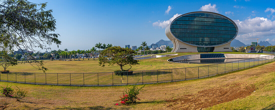 View of MCB St-Jean Corporate Offices, Quatre Bornes, Mauritius, Indian Ocean, Africa