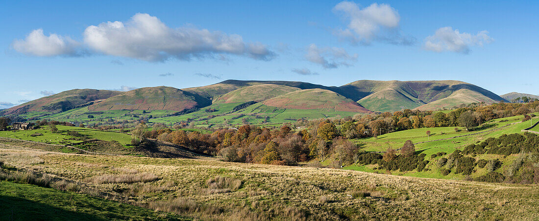 Die Howgill Fells, Sedbergh, Lake District, Cumbria, England, Vereinigtes Königreich, Europa