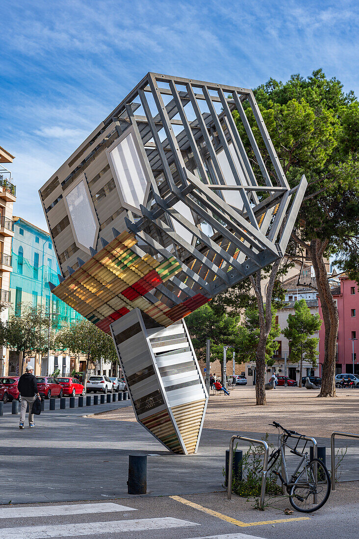 Denkmal der Vorrichtung zur Ausrottung des Bösen, Palma, Mallorca, Balearen, Spanien, Mittelmeer, Europa