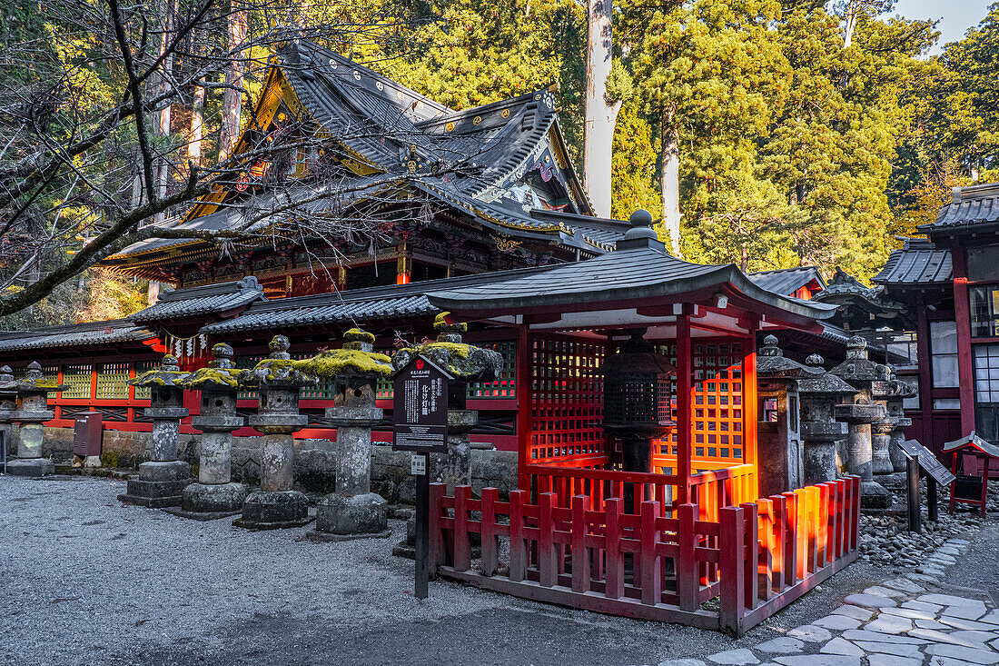 Futarasan-Tempel in Nikko, UNESCO-Weltkulturerbe, Nikko, Tochigi, Honshu, Japan, Asien