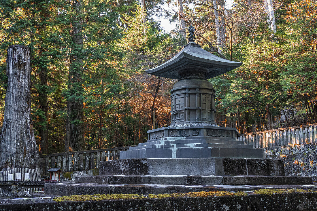Inner shrine of Toshogu temple during autumn, Nikko, Tochigi, Honshu, Japan, Asia