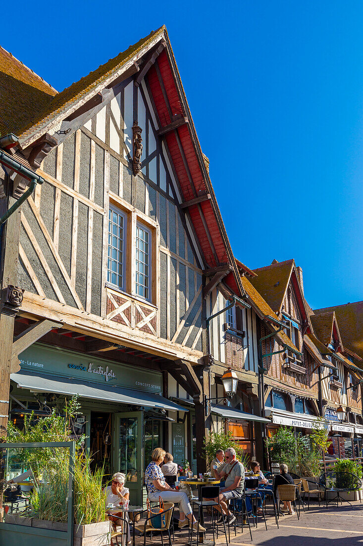 Restaurant in Deauville, Deauville, Normandie, Frankreich, Europa