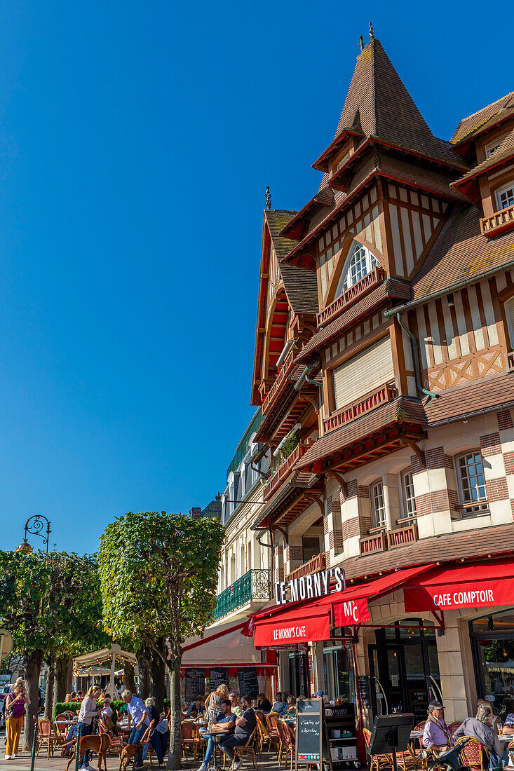 Restaurant in Deauville, Deauville, Normandie, Frankreich, Europa