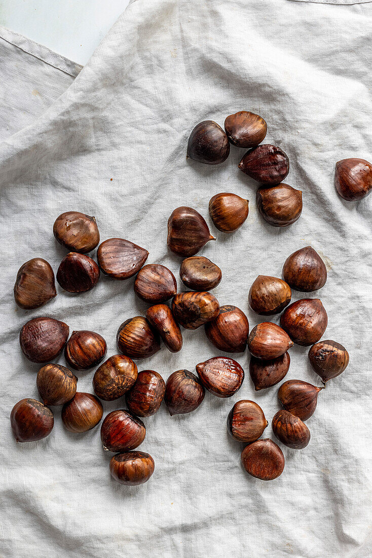 The preparation of roasted chestnuts