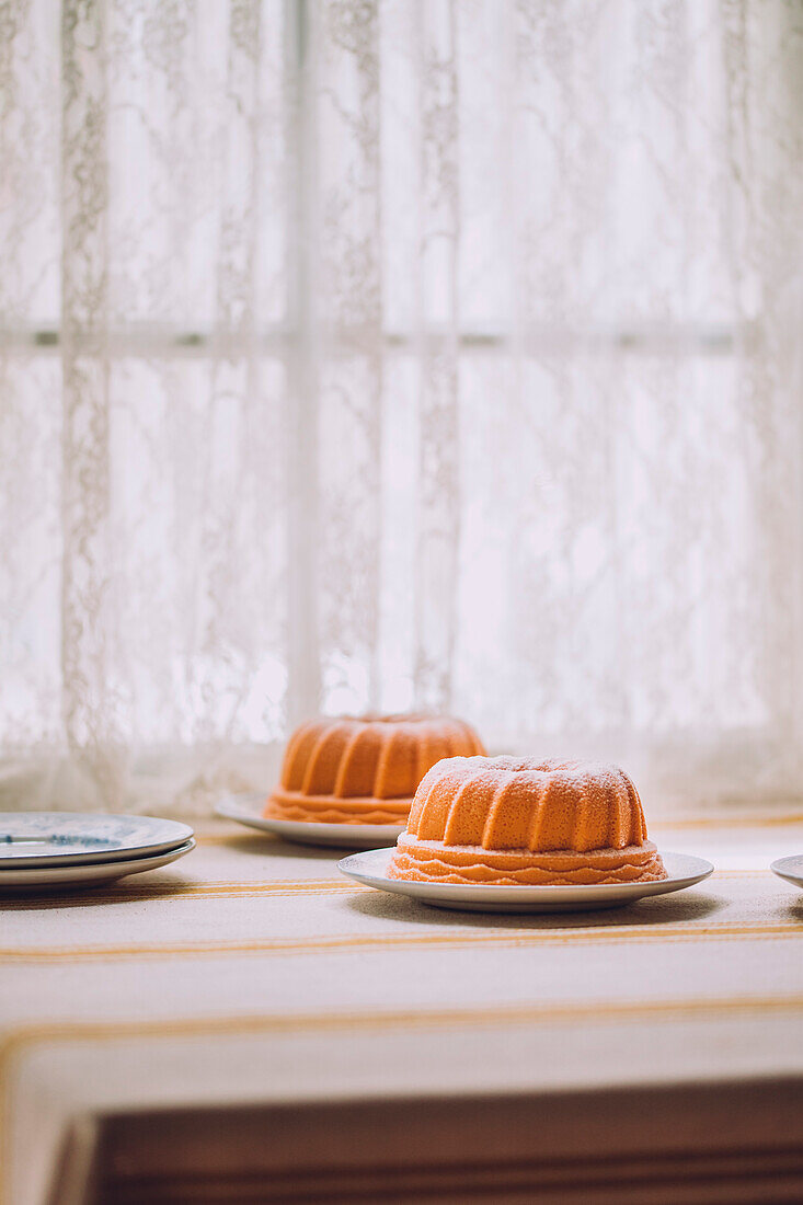 Orange panna cotta