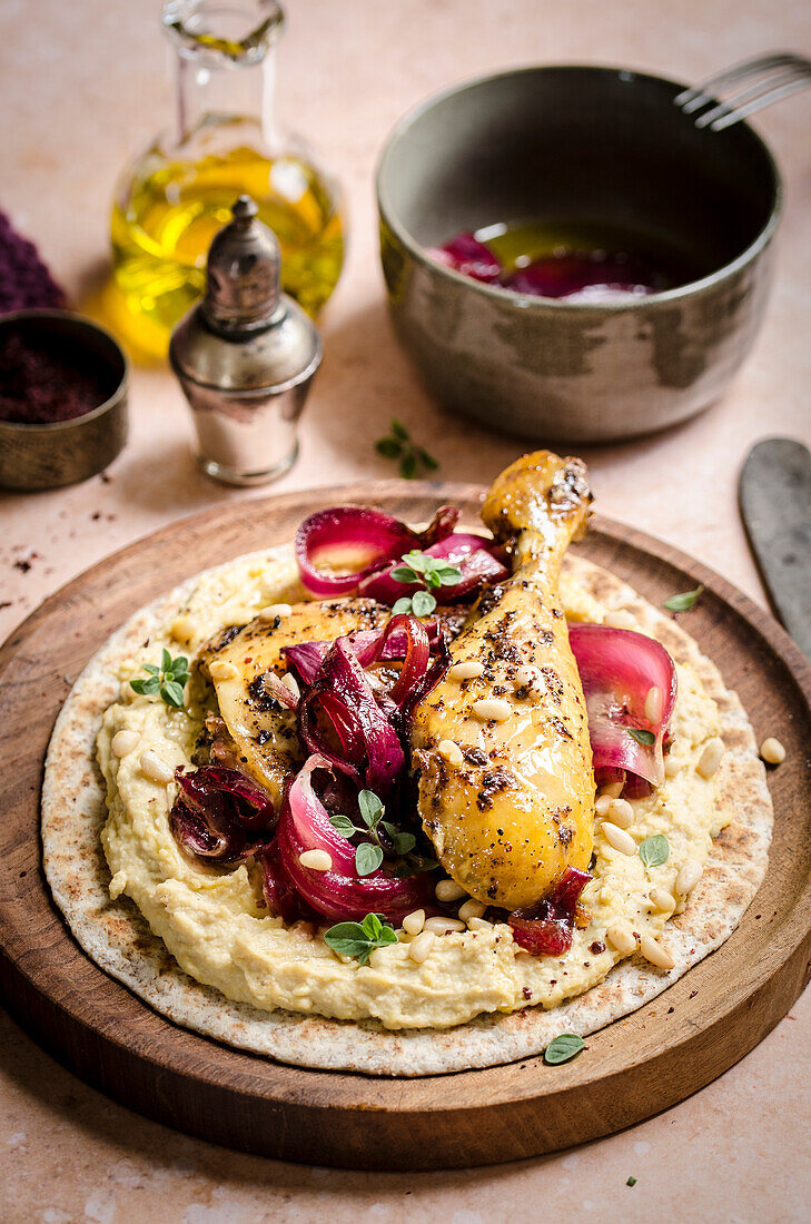 Mussakhan (Palestinian chicken with sumac)