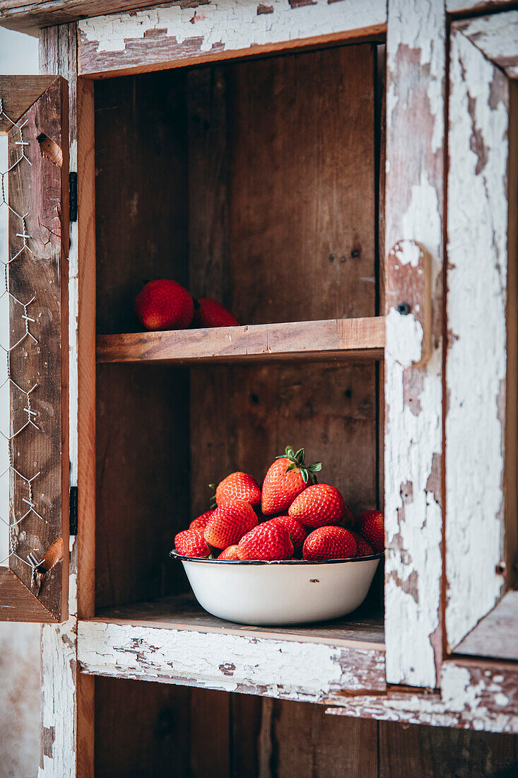 Strawberries in a bowl