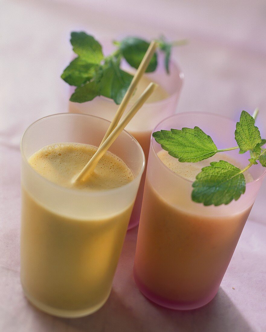 An Apricot and Kiwi Avocado Shake