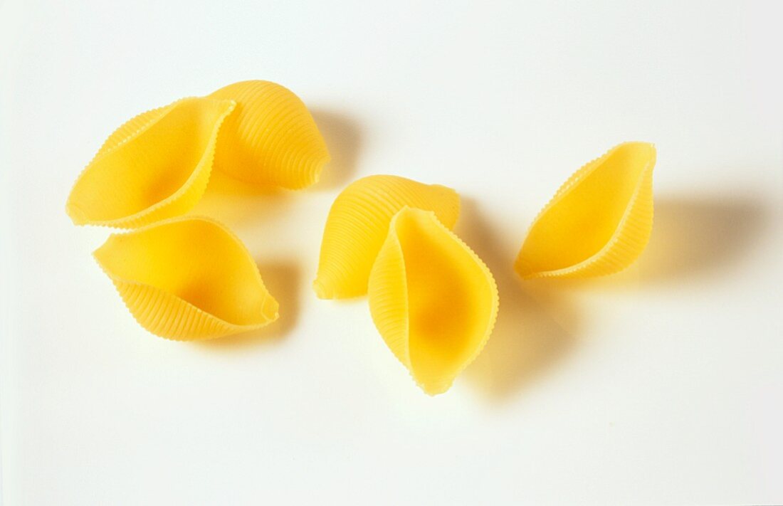 A few pasta shells