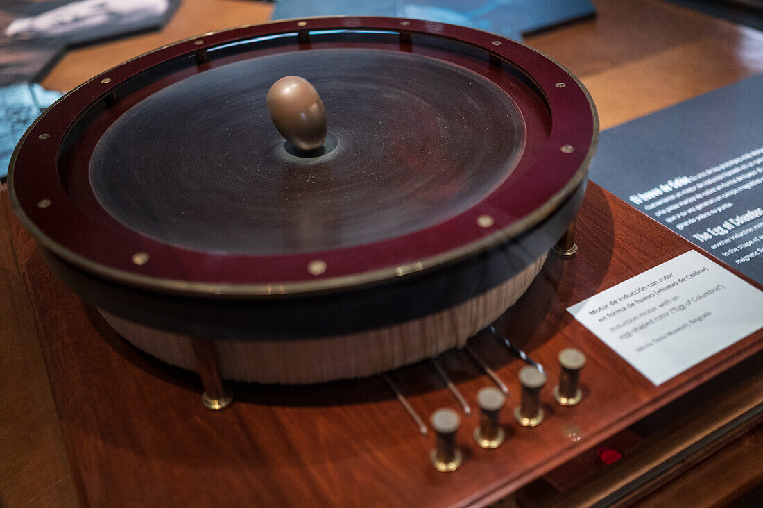 Induction motor at Nikola Tesla exhibition