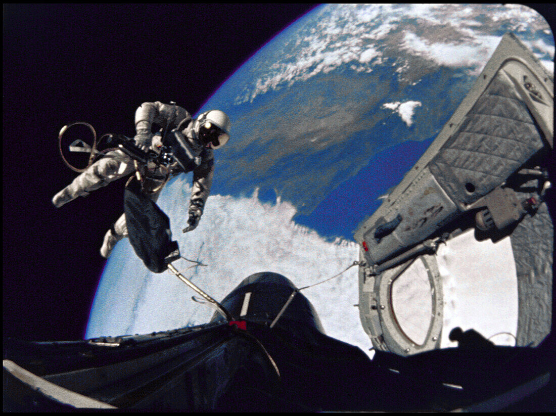First American space walk, 1965
