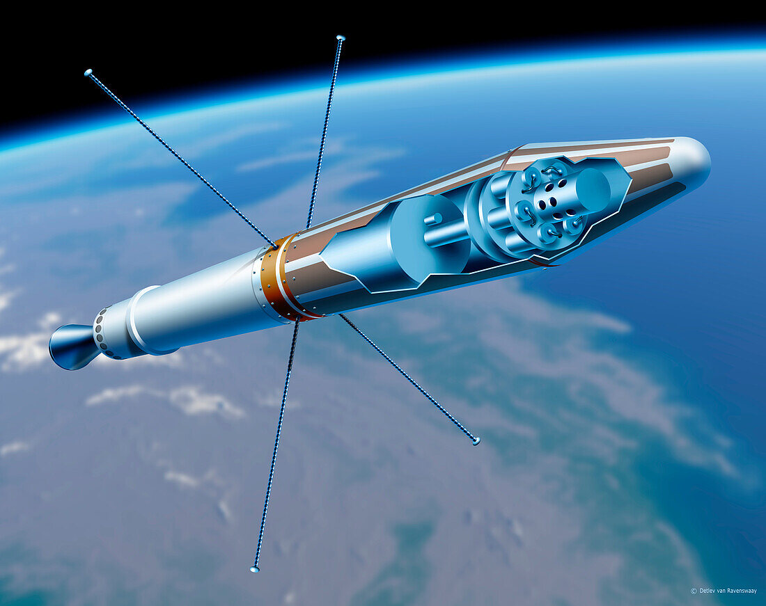 Explorer 1 satellite, illustration
