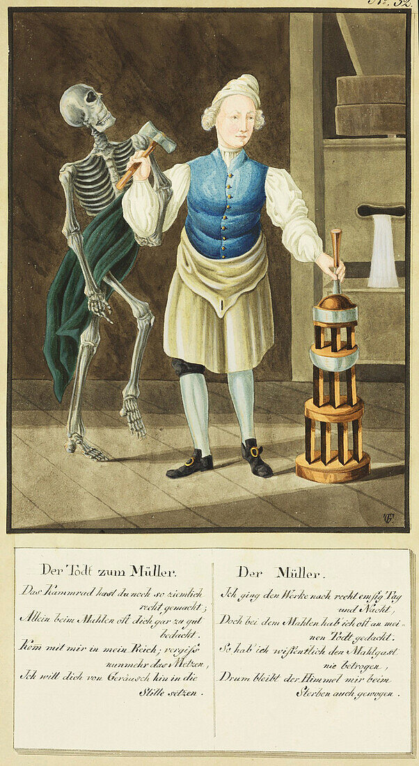 The Dance of Death, allegorical illustration