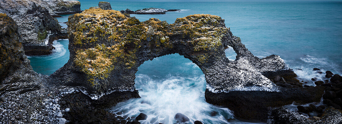Basalt rock arch