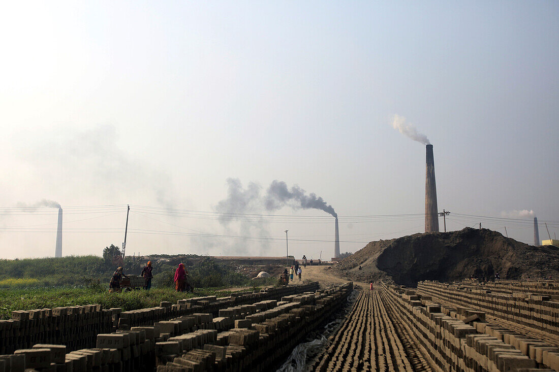 Brick factory, Bangladesh