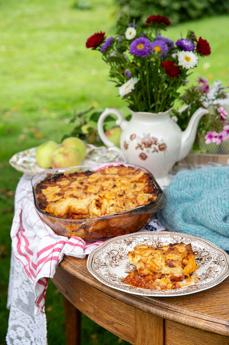 Apple soufflé