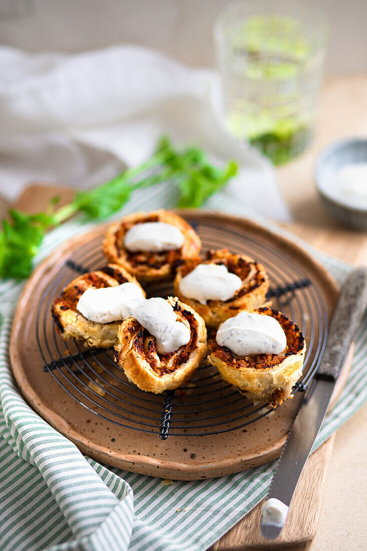 Lahmacun-Schnecken